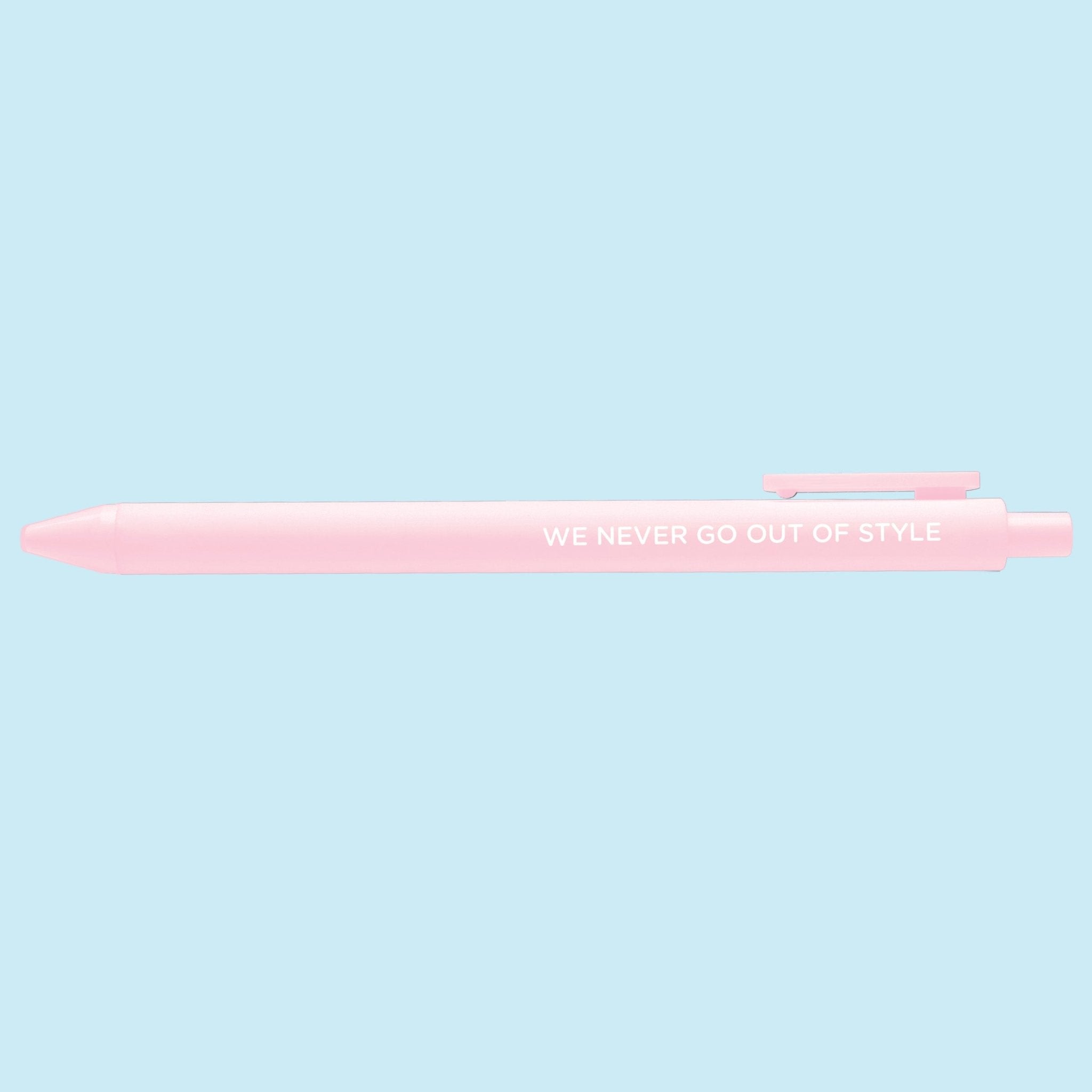 We never go out of style jotter pen - MangoIllustrated - Pens