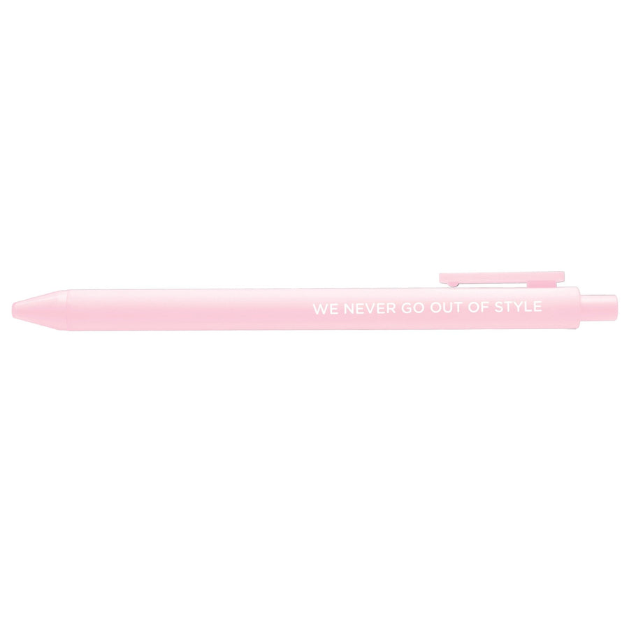 We never go out of style jotter pen - MangoIllustrated - Pens