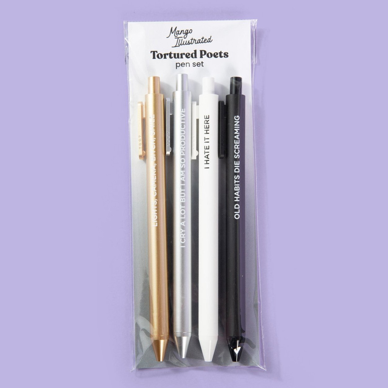 Tortured Poets pen set, TTPD pen set