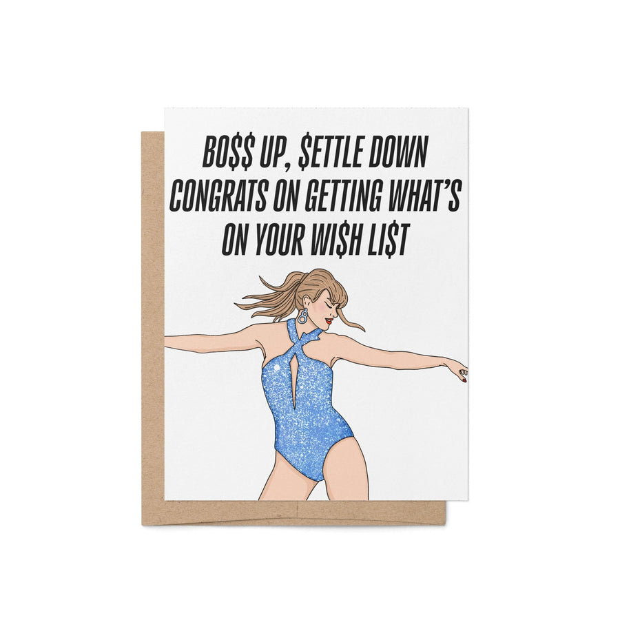 Wi$h Li$t Congratulations card - MangoIllustrated - Greeting Cards