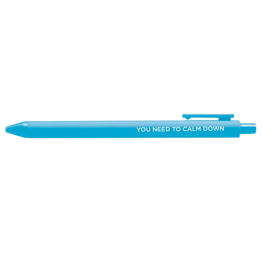 You Need to Calm Down jotter gel pen - MangoIllustrated - Pens