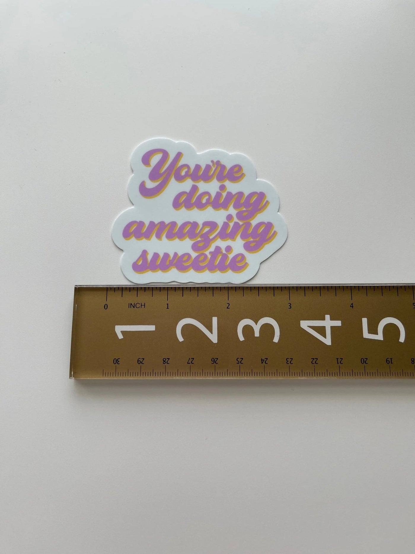 You’re doing amazing sweetie sticker - MangoIllustrated - Sticker